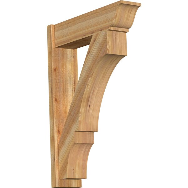 Ekena Millwork Balboa Traditional Rough Sawn Outlooker, Western Red Cedar, 8"W x 30"D x 42"H OUT08X30X42BOA01RWR - main